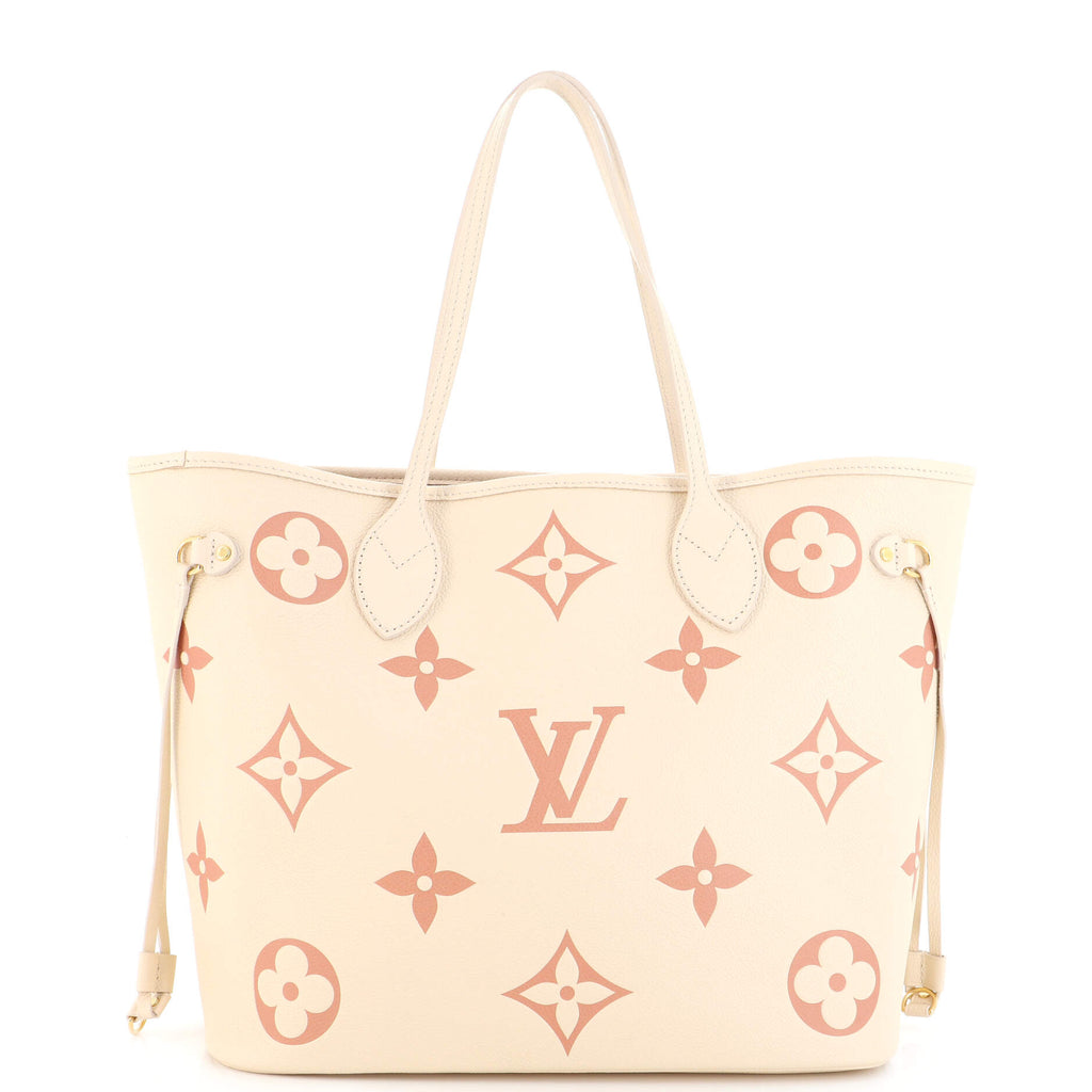 Louis Vuitton, Bags, Louis Vuitton Favorite Nm Handbag Bicolor Monogram  Empreinte Giant Neutral