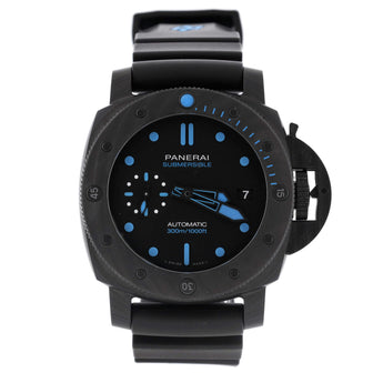 Panerai Luminor Submersible 300M Automatic Watch Carbotech and Rubber 42