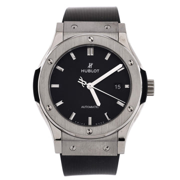 Hublot Classic Fusion Automatic Watch Titanium and Rubber 42