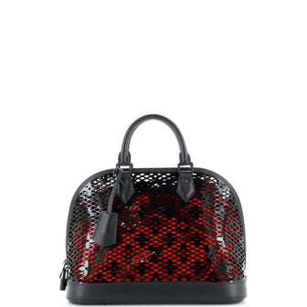Louis Vuitton Alma Handbag Monogram Lace Leather PM