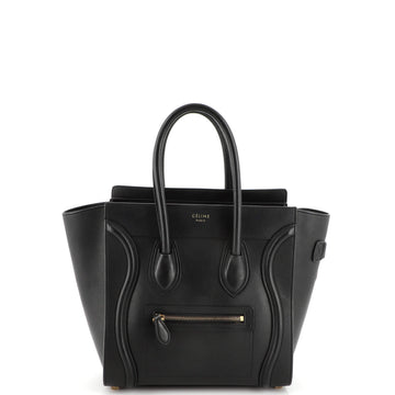 Celine Luggage Bag Smooth Leather Micro