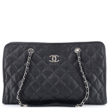 Chanel French Riviera Tote Quilted Caviar Large