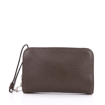 Louis Vuitton Taiga Pochette Baïkal - Brown Clutches, Handbags - LOU756225