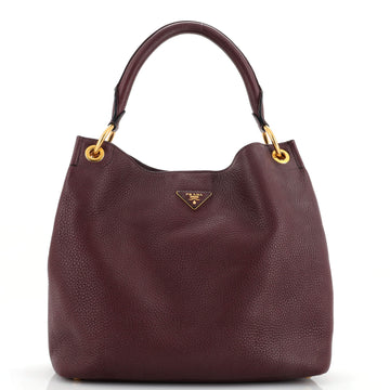 Prada Rolled Hobo Vitello Daino Large