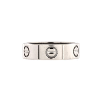 Cartier Love Band Ring 18K White Gold