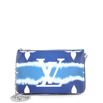 Louis Vuitton Double Zip Pochette Limited Edition Escale Monogram Giant