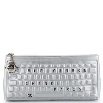 chanel keyboard clutch