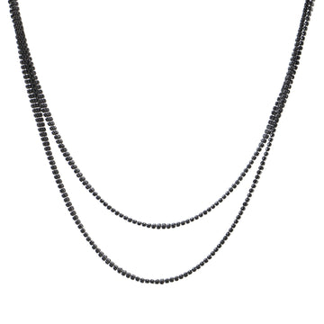 Chanel Double Strand Chain Belt Metal and Crystals