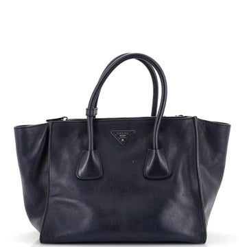 Prada Twin Pocket Tote Glace Calf Medium