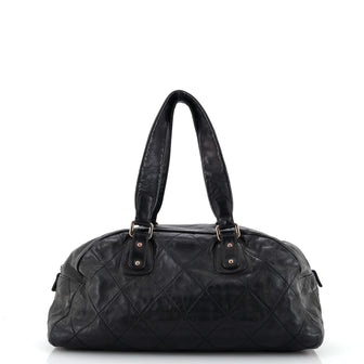 Chanel Cloudy Bundle Bowler Bag Quilted Lambskin