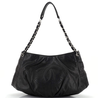 Chanel Timeless Half Moon Tote Caviar Large