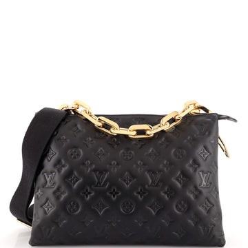 Louis Vuitton Coussin Bag Monogram Embossed Lambskin MM