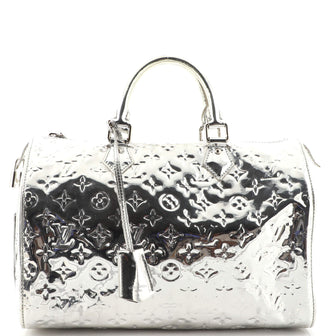 Louis Vuitton Speedy Handbag Monogram Miroir PVC 30