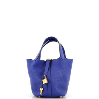 Hermes Picotin Lock Bag Clemence PM