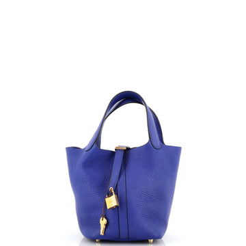 Hermes Picotin Lock Bag Clemence PM