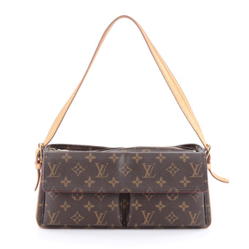 Louis Vuitton Viva Cite Handbag Monogram Canvas MM Brown 2074201