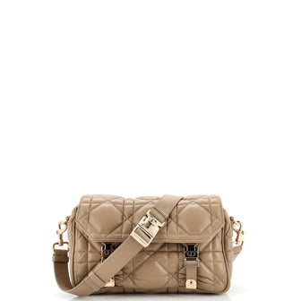 Christian Dior Diorcamp Messenger Bag Padded Macrocannage Quilt Calfskin Small