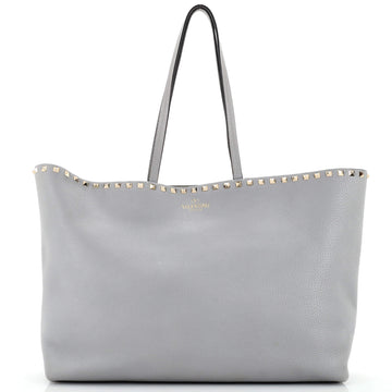 Valentino Garavani Rockstud Shopper Tote Leather Large