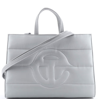 Telfar Moose Knuckles Shopping Tote Quilted Nylon Medium