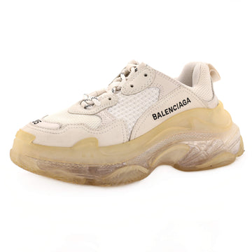 Balenciaga Women's Triple S Sneakers Fabric and Mesh with Faux Leather