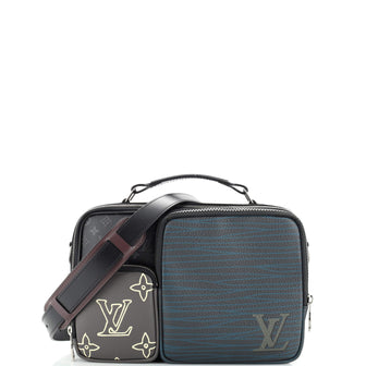 Messenger Multipocket Patchwork Monogram Eclipse Canvas and Printed Leather