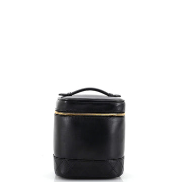 Chanel Vintage Cosmetic Case Lambskin Tall