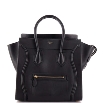 Celine Luggage Bag Smooth Leather Mini
