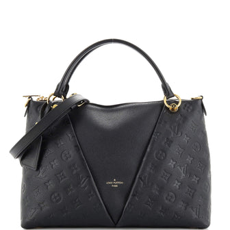 Louis Vuitton V Tote Monogram Empreinte Leather MM