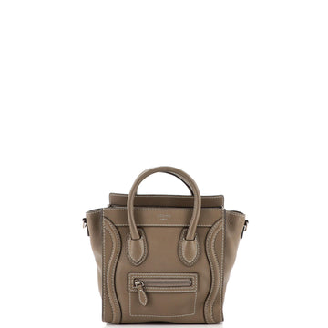 Celine Luggage Bag Grainy Leather Nano