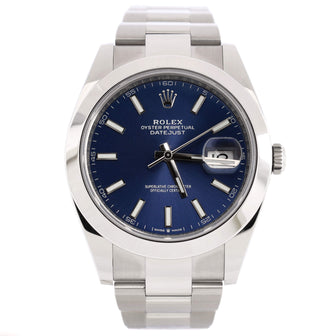 Rolex Oyster Perpetual Datejust Automatic Watch Stainless Steel 41
