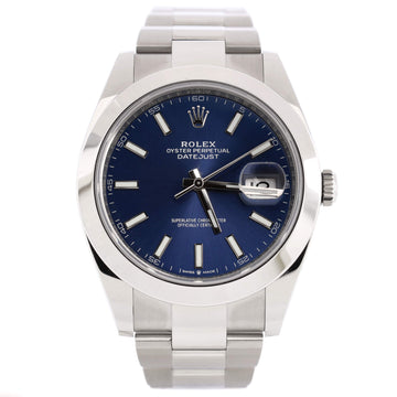 Rolex Oyster Perpetual Datejust Automatic Watch Stainless Steel 41