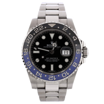 Rolex Oyster Perpetual Date GMT-Master II Batman Automatic Watch Stainless Steel and Cerachrom 40