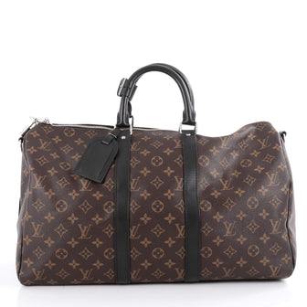 Louis Vuitton Keepall Bandouliere Bag Macassar Monogram 2075201