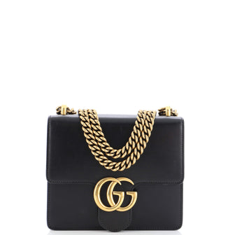 Gucci GG Marmont Chain Shoulder Bag Leather Small