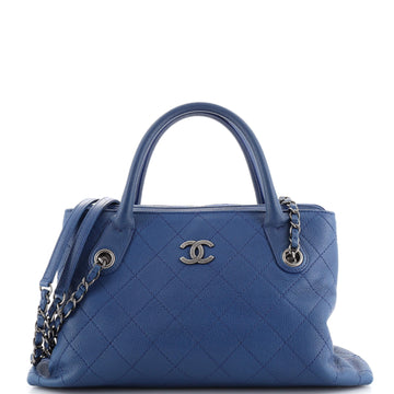 Chanel Urban Shopping Tote Quilted Caviar Small