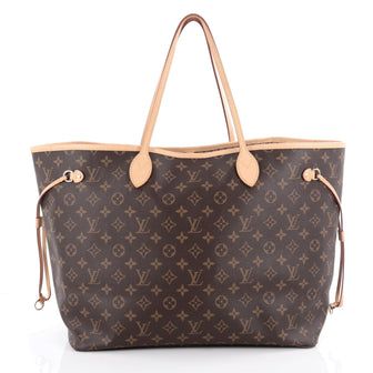 Louis Vuitton Neverfull NM Tote Monogram Canvas GM Brown 2075801