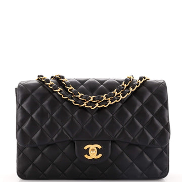 Chanel Classic Single Flap Bag Quilted Lambskin Jumbo