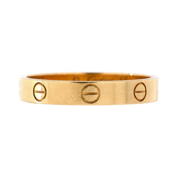 Cartier Love Wedding Band Ring 18K Yellow Gold