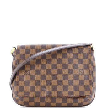 Louis Vuitton Musette Tango Handbag Damier