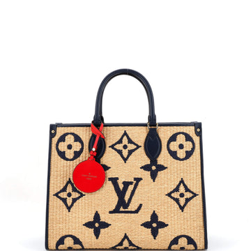 Louis Vuitton OnTheGo Tote Monogram Giant Raffia MM