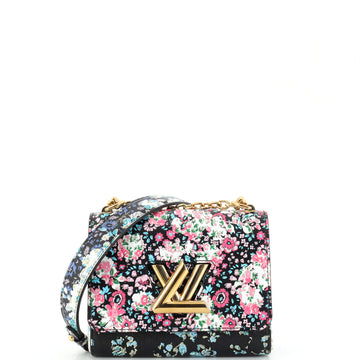 Louis Vuitton Twist Handbag Limited Edition Floral Print Leather PM