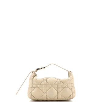 Christian Dior DiorTravel Nomad Pouch Macrocannage Quilt Calfskin Medium