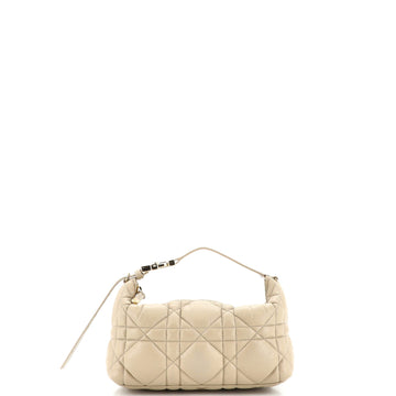 Christian Dior DiorTravel Nomad Pouch Macrocannage Quilt Calfskin Medium