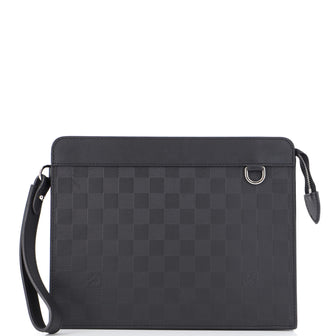 Louis Vuitton Standing Pouch Damier Infini Leather
