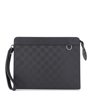 Louis Vuitton Standing Pouch Damier Infini Leather