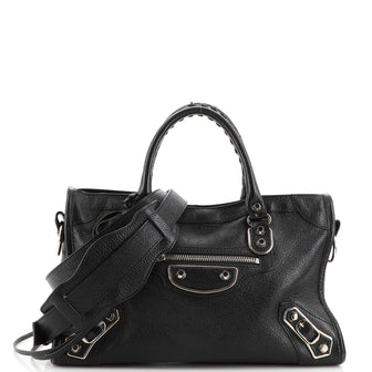 Balenciaga City Classic Metallic Edge Bag Leather Small