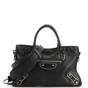 Balenciaga City Classic Metallic Edge Bag Leather Small