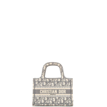 Christian Dior Book Tote Oblique Canvas Mini
