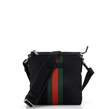 Gucci Web Messenger Bag (Outlet) Techno Canvas Small