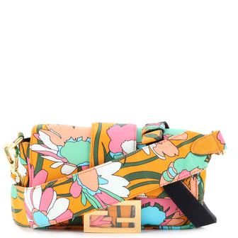 Fendi Baguette Convertible Belt Bag Printed Nylon Mini